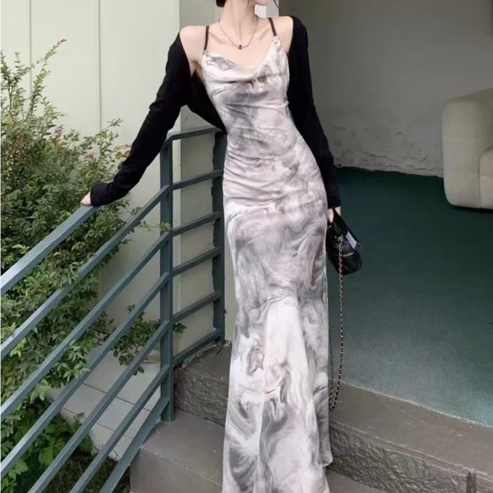 elegant maxi dress